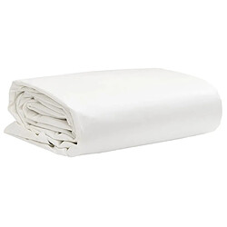 vidaXL Bâche blanc 5x7 m 650 g/m² 