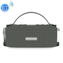 Wewoo Enceinte Bluetooth étanche gris Mini Portable Sans Fil Haut-Parleur, Micro Intégré, Soutien AUX / Main Appel Gratuit / FM / TF 