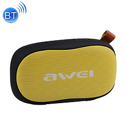 Wewoo Mini enceinte Bluetooth noir et jauneY900 Mini Portable Sans Fil Haut-Parleur Réduction de Bruit Mic, Soutien TF Carte / AUX + Jaune 