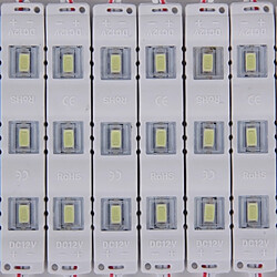 Acheter Wewoo Module LED 20 PCS DC 12 V 20 × 1 W 3 SMD-5630-LEDs Étanche Super Lumineux Modules Signe Éclairage Lumière Blanche