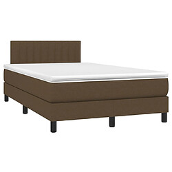 Avis Sommier à lattes,Cadre à lattes de lit pour Adulte matelas et LED Marron foncé 120x200 cm -MN49150