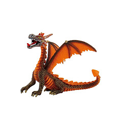 BULLYLAND Fantasy figurine Dragon assis (orange) 11 cm