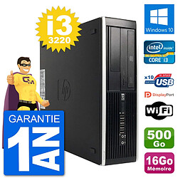 PC HP Compaq Pro 6300 SFF Intel i3-3220 RAM 16Go Disque 500Go Windows 10 Wifi - Occasion