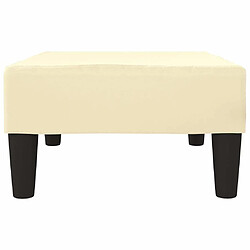 Acheter Maison Chic Repose-pied,Tabouret confortable Crème 78x56x32 cm Similicuir -MN40763