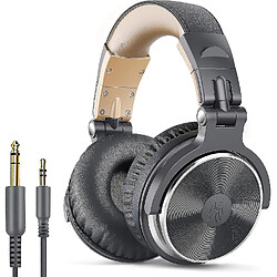 Universal Audio sur casque, casque basse filaire avec lecteur 50mm, casque pliable et léger 