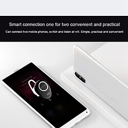 Acheter Wewoo RB-T22 Écouteurs sans fil Bluetooth V4.2 In-Ear, pour iPad, iPhone, Galaxy, Huawei, Xiaomi, LG, HTC et autres téléphones intelligents (Blanc)