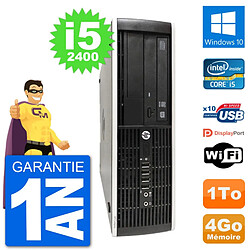 PC HP Compaq Pro 6300 SFF Intel i5-2400 RAM 4Go Disque Dur 1To Windows 10 Wifi · Occasion 