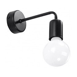 Luminaire Center Applique murale DUOMO acier noir 1 ampoule