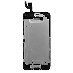 Visiodirect Ecran complet pour IPHONE 6 noir (avec nappes et bouton home) vitre tactile et ecran LCD Téléphone portable