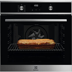 Electrolux Série 600 Four 72L 2950W Grille Encastrable Nettoyage Automatique Programmable Noir 