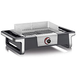 BARBECUE GRIL 3000W ZONE BOOST TH 80 A 500°C SONDE GRILLE INOX PARE VEN SEVERIN - 8114