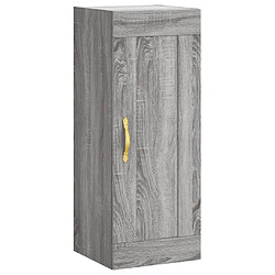 Maison Chic Armoire murale,Meuble de Rangement pour salon,cuisine sonoma gris 34,5x34x90 cm bois d'ingénierie -MN34301