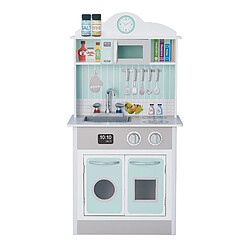 Cuisine enfant en bois Little Chef vert pastel gris jeu Teamson Kids TD-12385M