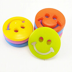 Wewoo Sticker 400 PCS Sourire Visage Résine Enfants Boutons de Chandail Coudre en vrac, Couleur Aléatoire, Diamètre: 12.5mm