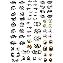 Graines Creatives 188 gommettes adhésives - yeux 