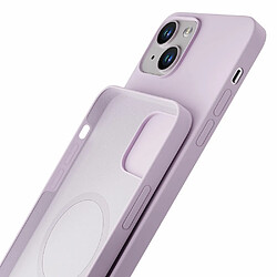 Acheter Max Protection Apple iPhone 14 Plus - 3mk Hardy Silicone MagCase Light Purple