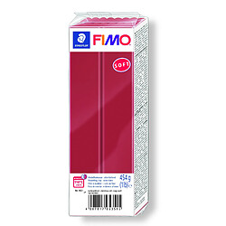 Pâte Fimo 454 g Soft Rouge Noël 8021.2 - Fimo