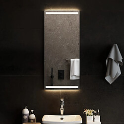 vidaXL Miroir de salle de bain à LED 40x90 cm