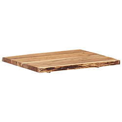 Acheter vidaXL Dessus de table Bois d'acacia massif 80x(50-60)x3,8 cm