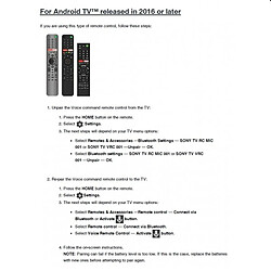 Avis GUPBOO Télécommande Universelle de Rechange pour sony 4k voix smart tv télécommande k