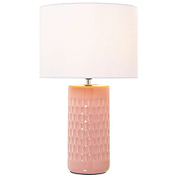 Avis Lampe de bureau Alexandra House Living Multicouleur Rose Céramique 40 W 25 x 42 x 25 cm