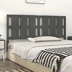 Avis Maison Chic Tête de lit scandinave pour lit adulte,Meuble de chambre Gris 165,5x4x100 cm Bois massif de pin -MN87168