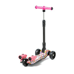 Ataa Shuttle PREMIUM Trottinette pour enfants avec fumée Modèle Fleurs pas cher