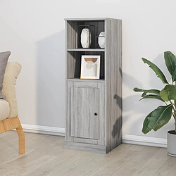 vidaXL Buffet haut sonoma gris 36x35,5x103,5 cm bois d'ingénierie