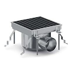 Caniveau de Sol pour Cuisine Professionnelle - Sortie Horizontale - Combisteel - 7075.0120 