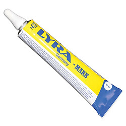 Tube marqueur à peinture - Coloris : Blanc - Contenance : 50 mL - LYRA