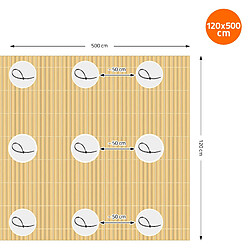 Acheter Ecd Germany Canisse bambou PVC 120x1000 cm clôture brise-vue pour balcon terrasse jardin