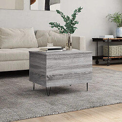 vidaXL Table basse Sonoma gris 60x44,5x45 cm Bois d'ingénierie 