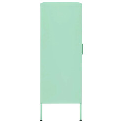 Acheter vidaXL Armoire de rangement Vert menthe 80x35x101,5 cm Acier