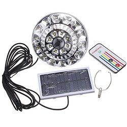 Universal 220V 22LED lumière solaire de camping à distance lumière de secours de cour extérieure(blanche) 