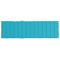 Maison Chic Coussin Confort | pouf | Coussin de chaise longue turquoise tissu oxford -GKD19463 pas cher