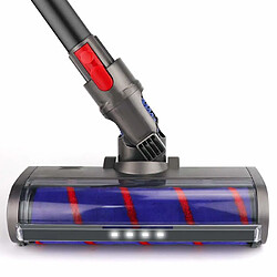 NC Brosse Compatible pour Dyson V7 V8 V10 V11, Brosse Turbo de Nettoyage à Entraînement Direct Acessoire avec 4 Lumières LED 