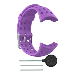 Avis Wewoo Bracelet pour montre connectée Dragonne de remplacement mâle en silicone SUUNTO M1 / M2 / M4 / M5 violet