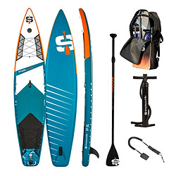 Simple Paddle Paddle Gonflable RACE 12' 30'' 6" (340 x 76 x 15 cm) avec Pagaie, Leash, Pompe et Sac de Transport