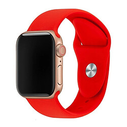 Shot Bracelet Silicone 38/40mm pour IWATCH Serie 2 APPLE Confortable Sportif (ROUGE)