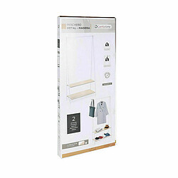 Avis porte-manteaux Confortime Blanc Bois Métal 80 x 40 x 160 cm