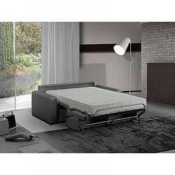 Inside 75 Canapé convertible 2-3 places express MASTER couchage 120cm tweed graphite matelas 18cm sommier lattes RENATONISI