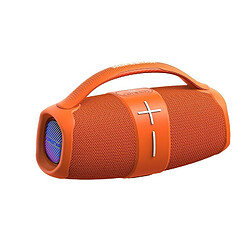 Yonis Enceinte Bluetooth Waterproof 20W Portée 10M Autonomie 4-6H Enceinte Waterproof Portable 20W Bluetooth Autonomie 6h Etanche IPX6 Orange YONIS