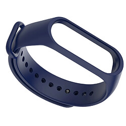 Avis Bracelet en silicone unicolore bleu foncé pour votre Xiaomi Mi Band 4