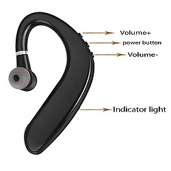 GUPBOO Casque sans fil avec microphone pour tous les smartphones, casque mains libres sport avec Bluetooth et microphone