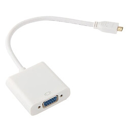 INECK® Convertisseur Micro-HDMI D vers VGA