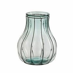 Paris Prix Vase Design en Verre Fusion 30cm Bleu 