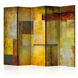 Paris Prix Paravent 5 Volets Orange Hue of Art Expression 172x225cm 