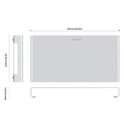 Wewoo Support d'ordinateur portable pour moniteur en alliage d'aluminium KCS2 pas cher