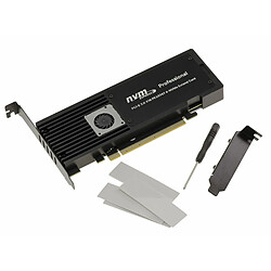 Kalea-Informatique Carte PCIe 3.0 x16 pour 4 SSD M.2 NVMe CHIPSET PLX PEX8747