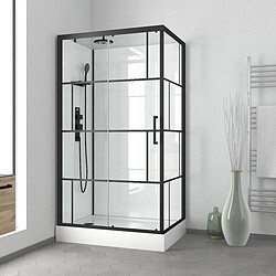 Aurlane Cabine de douche rectangle 